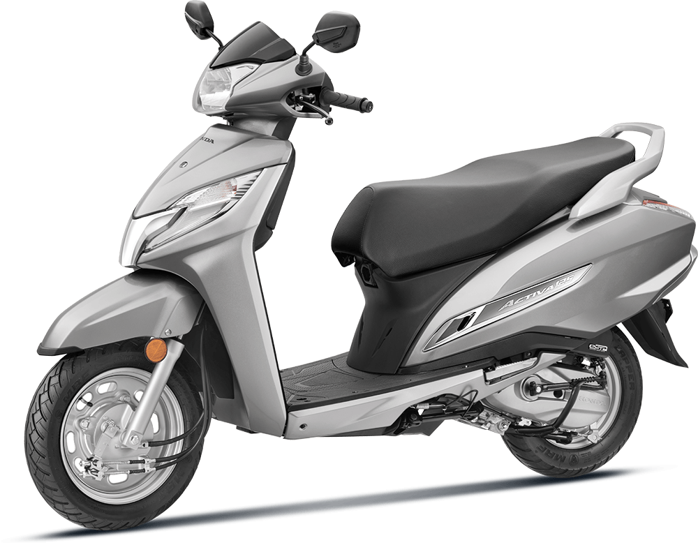 Available Heavy Grey Metallic Honda Activa 125 BS6 at reasonable price exclusively at Rushabh Honda, Nashik. Best Two wheeler Honda Dealers for years.