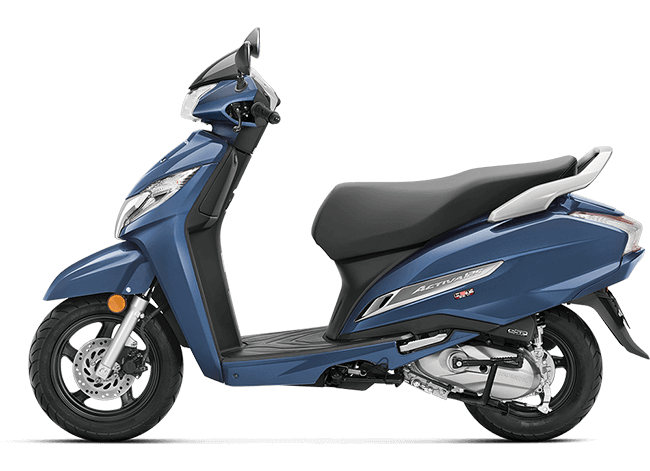 Checkout Blue Honda Activa 125 BS6 specifications, features, price and more exclusively at Rushabh Honda, Nashik. Best Two wheeler Honda Dealers for years.