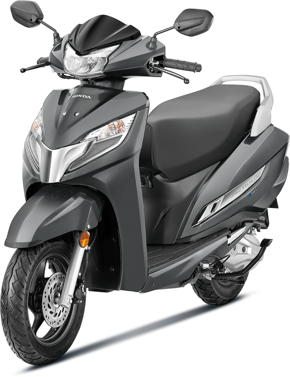 Available Heavy Gray Metallic Honda Activa 125 OBD2 at reasonable price exclusively at Rushabh Honda, Nashik. Best Two wheeler Honda Dealers for years.