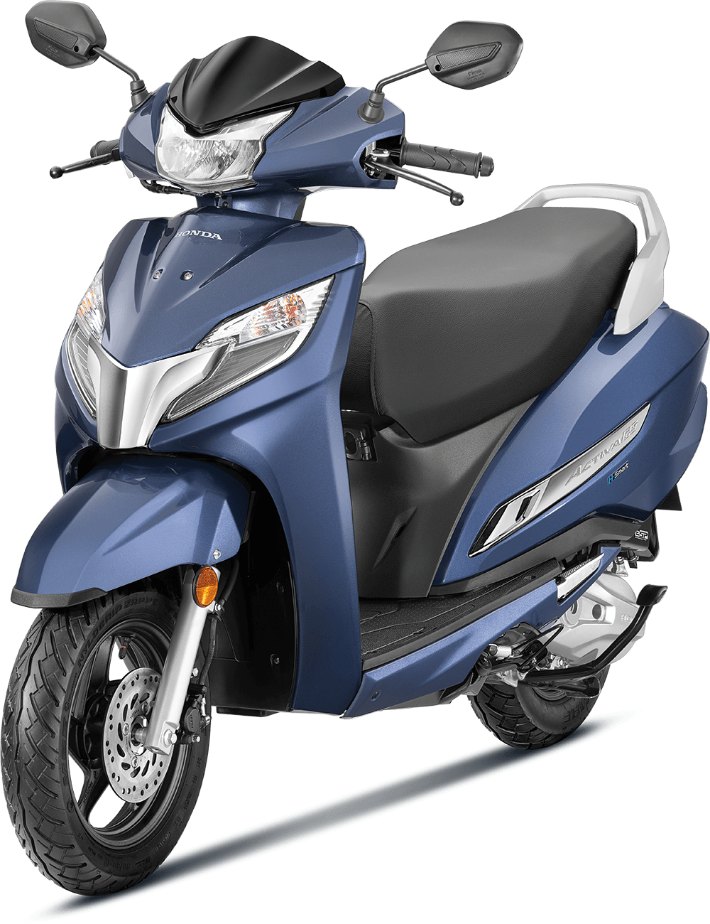 Available Mid Night Blue Metallic Honda Activa 125 OBD2 at reasonable price exclusively at Rushabh Honda, Nashik. Best Two wheeler Honda Dealers for years.