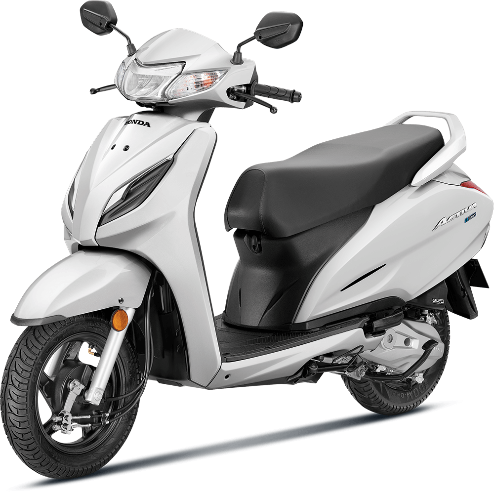Checkout Pearl Precious White Honda Activa OBD2 features, price and more exclusively at Rushabh Honda, Nashik. Best Two wheeler Honda Dealers for years.