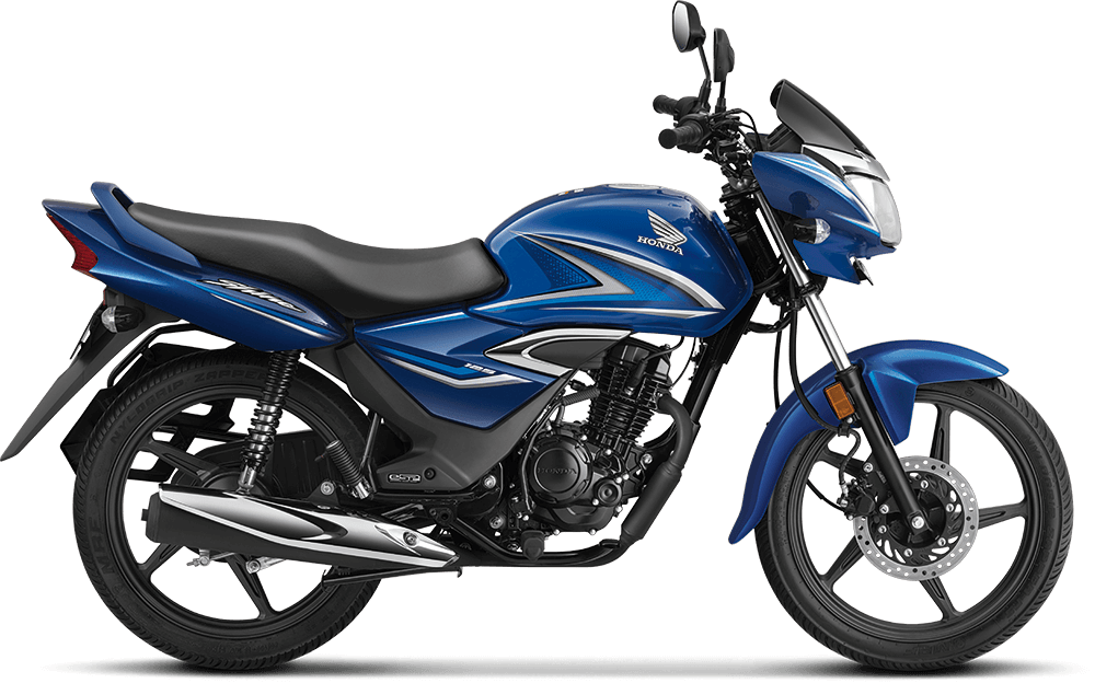 Checkout Pearl Siren Blue Honda Shine at reasonable price exclusively at Rushabh Honda, Nashik. Best Two wheeler Honda Dealers for years.