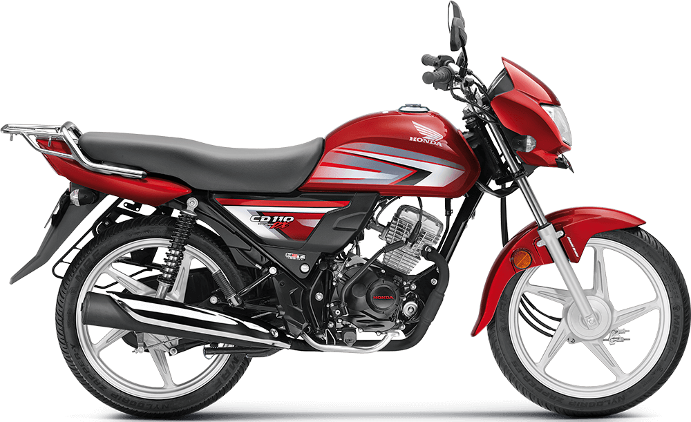 Available Black with Grey Metallic Honda CD 110 Dream at reasonable price exclusively at Rushabh Honda, Nashik. Best Two wheeler Honda Dealers for years.