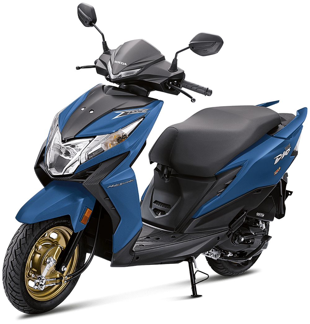 Checkout Deluxe Standard Red Honda Dio BS6 at reasonable price exclusively at Rushabh Honda, Nashik. Best Two wheeler Honda Dealers for years.
