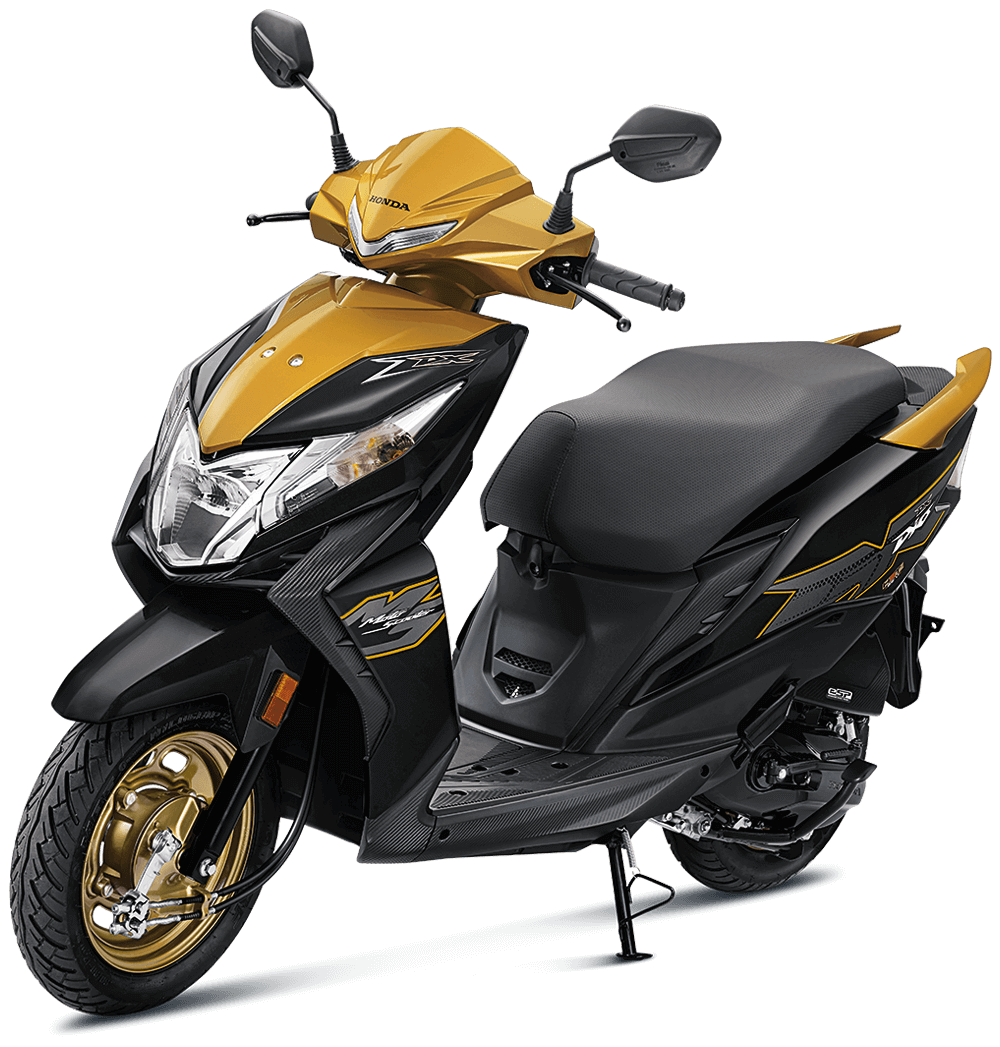 Honda Dio OBD2 | Yellow | Rushabh Honda Checkout Deluxe Yellow Honda Dio OBD2 at reasonable price exclusively at Rushabh Honda, Nashik. Best Two wheeler Honda Dealers for years.