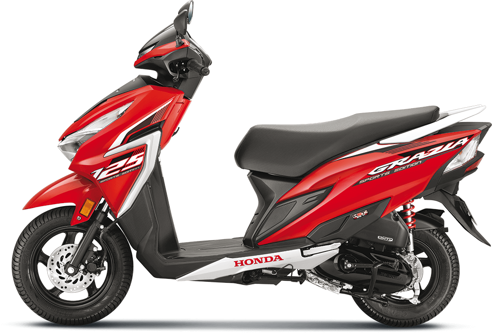 Checkout Pearl Spartan Red Honda Activa 6G Anniversary Edition at reasonable price exclusively at Rushabh Honda, Nashik. Best Two wheeler Honda Dealers for years. Click for more!
