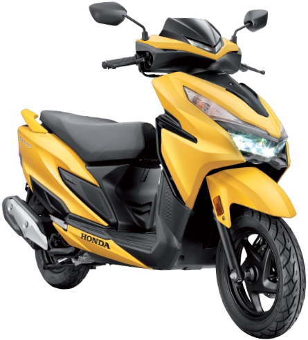 Checkout Matte Cyber Yellow Honda Grazia 125 features, price and more exclusively at Rushabh Honda, Nashik. Best Two wheeler Honda Dealers for years.