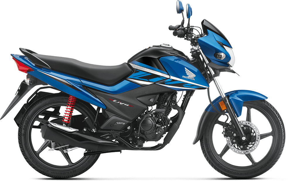 Available Blue Metallic Honda Livo at reasonable price exclusively at Rushabh Honda, Nashik. Best Two wheeler Honda Dealers for years. 