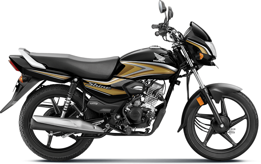 Checkout Black With Gold Honda Shine features, price and more exclusively at Rushabh Honda, Nashik. Best Two wheeler Honda Dealers for years.