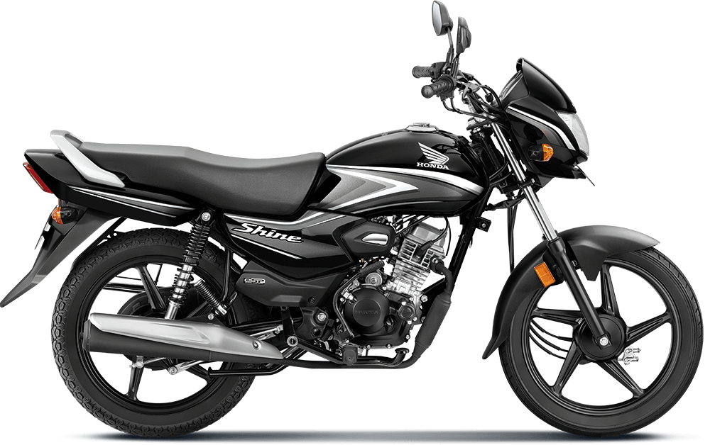 Checkout Black With Grey Honda Shine features, price and more exclusively at Rushabh Honda, Nashik. Best Two wheeler Honda Dealers for years.