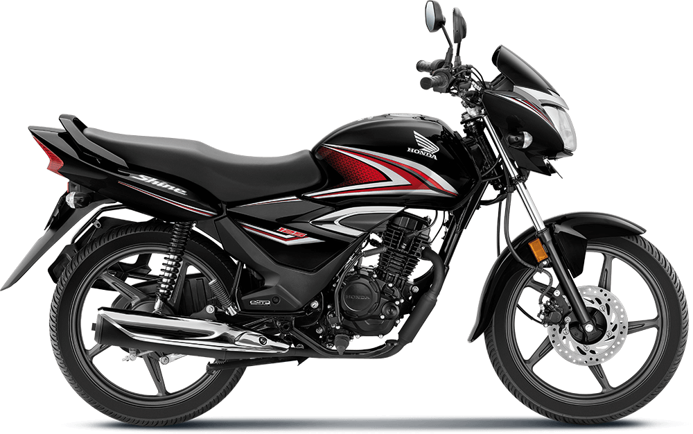 Checkout Black Honda Shine features, price and more exclusively at Rushabh Honda, Nashik. Best Two wheeler Honda Dealers for years.