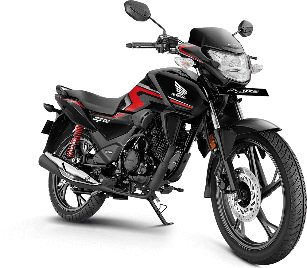Checkout Black Honda SP 125 BS6 features, price and more exclusively at Rushabh Honda, Nashik. Best Two wheeler Honda Dealers for years.