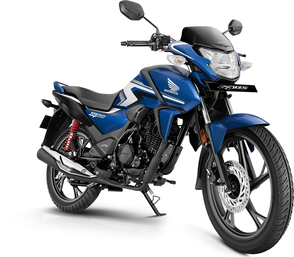 Checkout Matte Marvel Blue Metallic Honda SP 125 BS6 features, price and more exclusively at Rushabh Honda, Nashik. Best Two wheeler Honda Dealers for years.