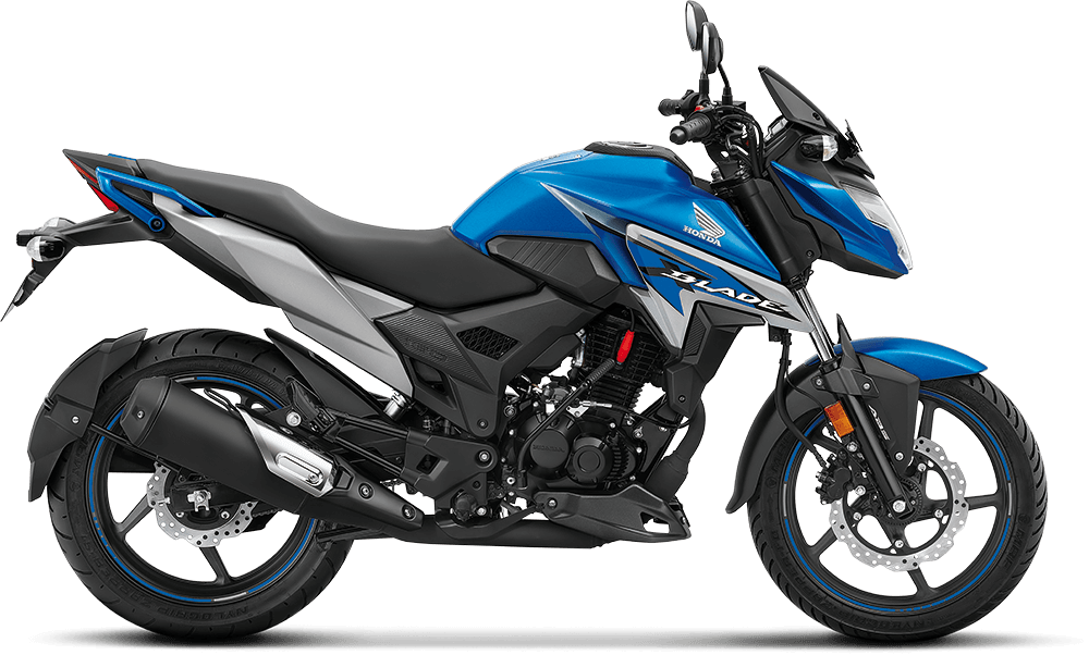 Honda X Blade | Matte Marvel Blue Metallic | Rushabh Honda Available Blue Metallic Honda X Blade at reasonable price exclusively at Rushabh Honda, Nashik. Best Two wheeler Honda Dealers for years.